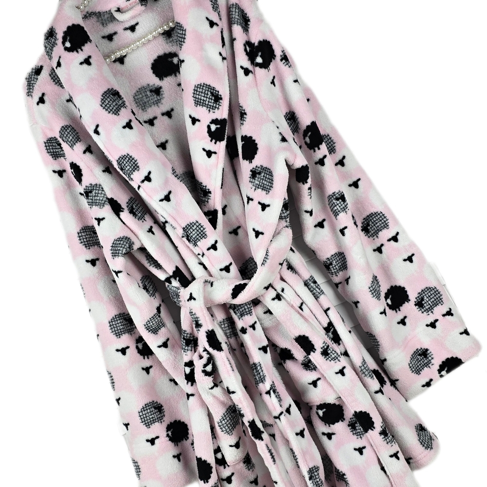 Sleep Sense Soft Robe with Sheep Print